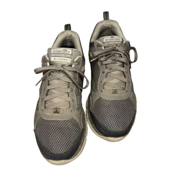 Skechers Skech Flex 2.0 Men’s 7 Athletic Shoes Gray Running Casual Comfort - Picture 3 of 9